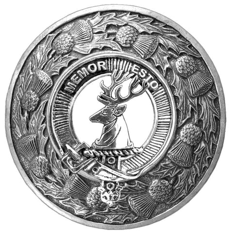 MacPhail Clan Badge Scottish Plaid Brooch