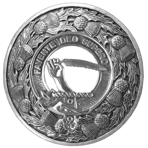 Mitchell Clan Badge Scottish Plaid Brooch