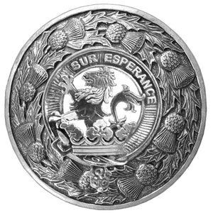 Moncreiffe Clan Badge Scottish Plaid Brooch
