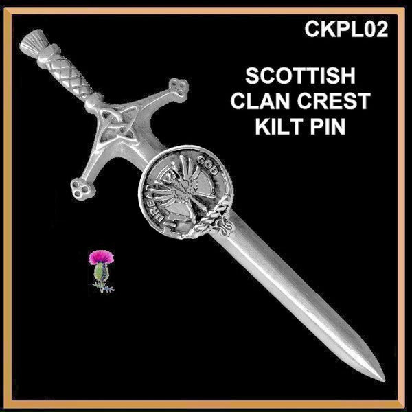 Carnegie Clan Crest Kilt Pin, Scottish Pin ~ CKP02