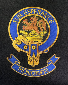 Moncreiffe Scottish Clan Embroidered Crest
