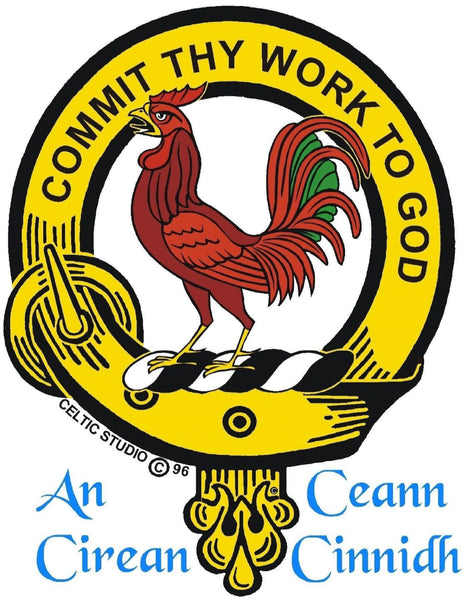 Sinclair Scottish Clan Embroidered Crest