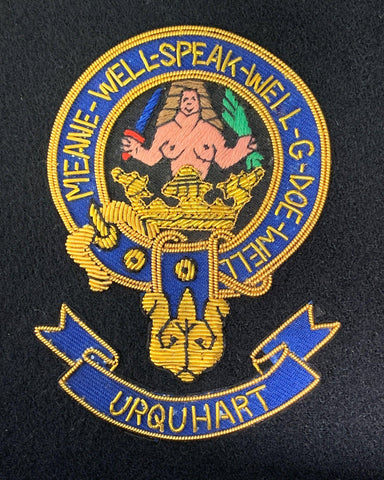Urquhart Scottish Clan Embroidered Crest