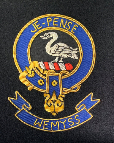 Wemyss Scottish Clan Embroidered Crest