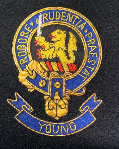 Young Scottish Clan Embroidered Crest