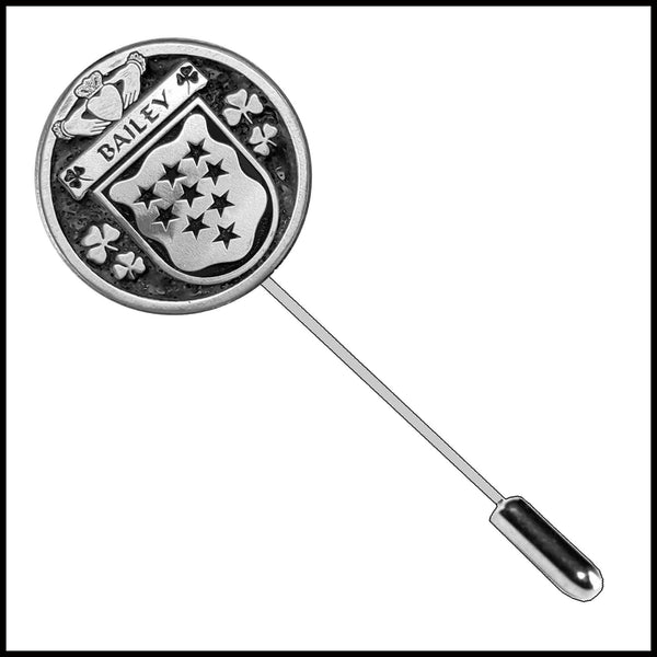 Bailey Irish Family Coat of Arms Stick Pin