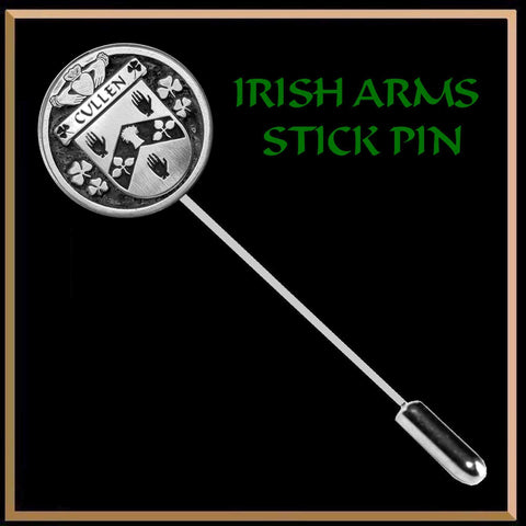 Cullen Irish Family Coat of Arms Stick Pin