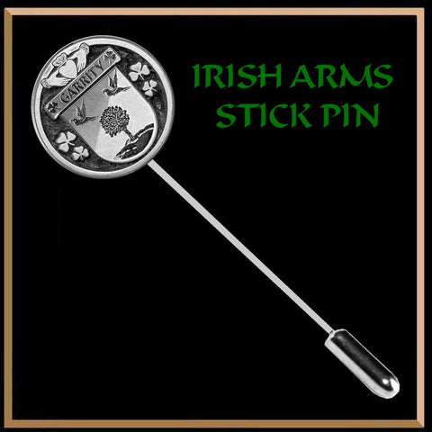 Garrity Irish Family Coat of Arms Stick Pin
