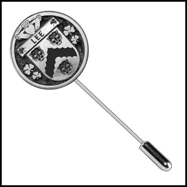 Lee Irish Family Coat of Arms Stick Pin