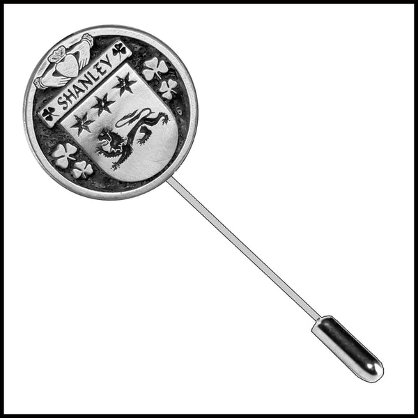 Shanley Irish Family Coat of Arms Stick Pin