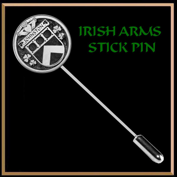 Johnson Irish Family Coat of Arms Stick Pin