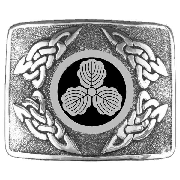 Japanese Mon Interlace Kilt Buckle