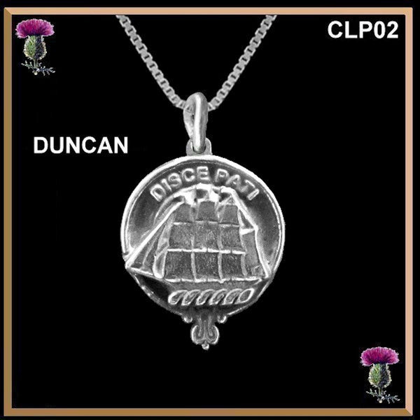 Duncan Clan Crest Scottish Pendant  CLP02