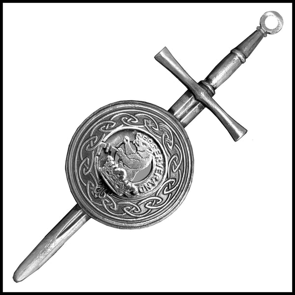 Beveridge Scottish Clan Dirk Shield Kilt Pin