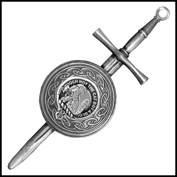 Gow Scottish Clan Dirk Shield Kilt Pin