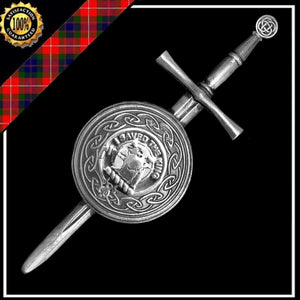 Turnbull Scottish Clan Dirk Shield Kilt Pin