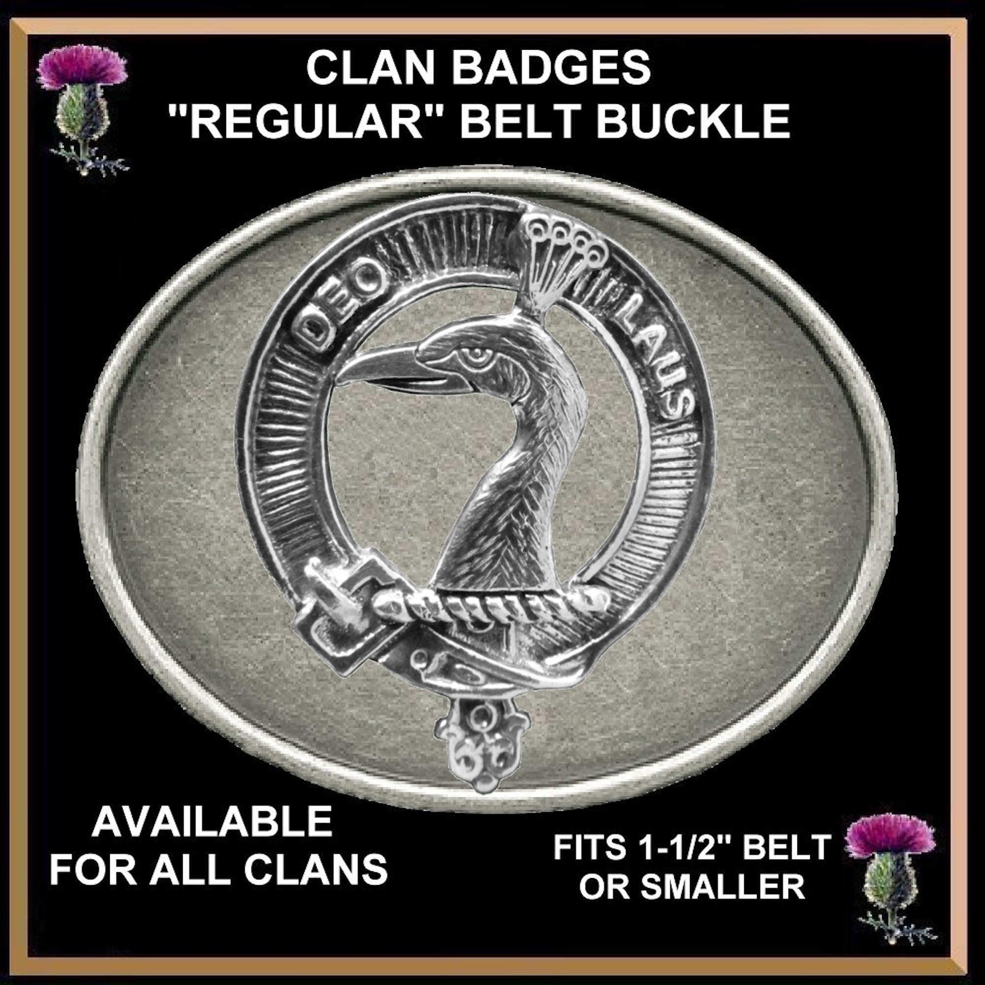 Arbuthnott Clan Crest Regular Buckle