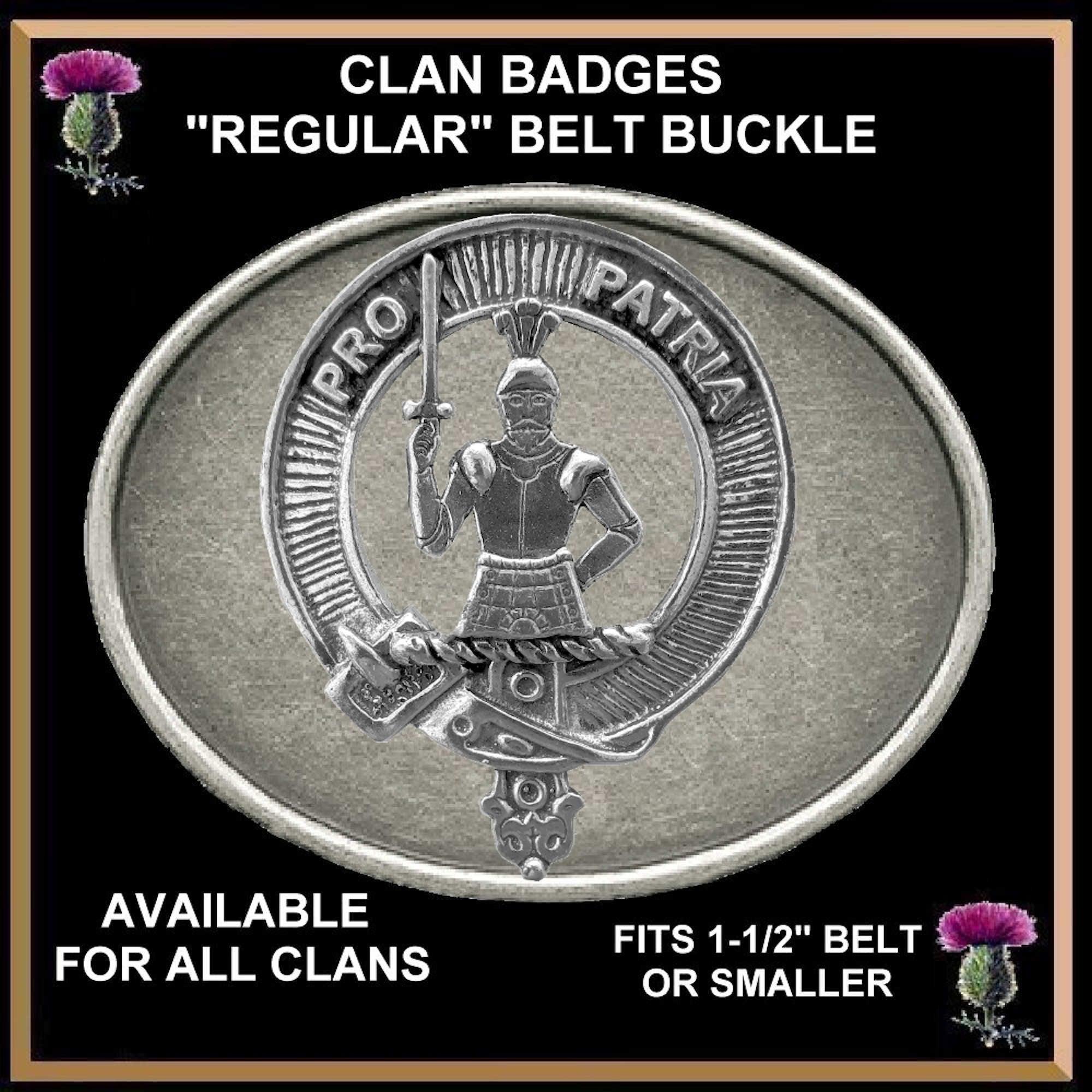 Bannerman Clan Crest Regular Buckle