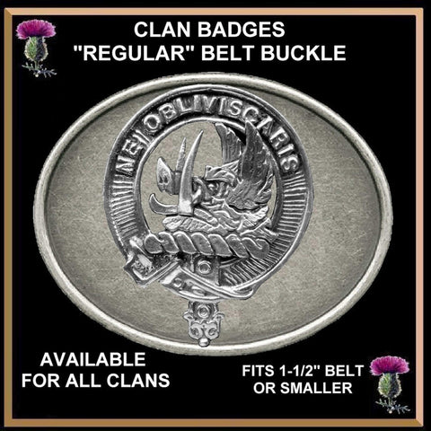 Campbell Argyll Clan Crest Regular Buckle