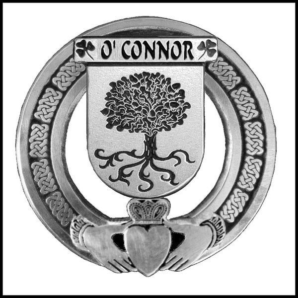 O'Connor Don Irish Claddagh Coat of Arms Badge