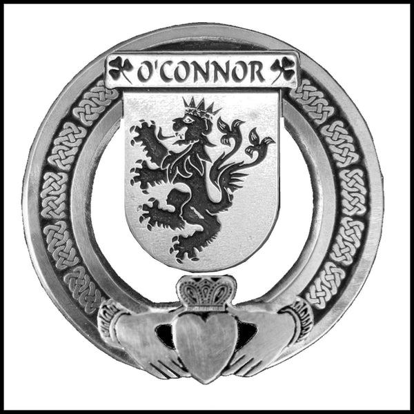 O'Connor Kerry Irish Claddagh Coat of Arms Badge