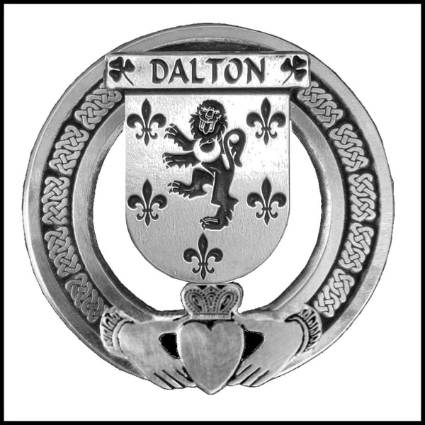 Dalton Irish Claddagh Coat of Arms Badge