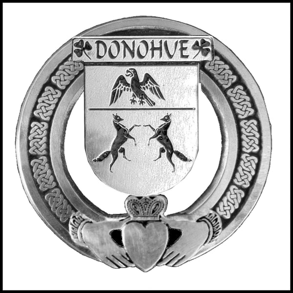 Donohue Irish Claddagh Coat of Arms Badge