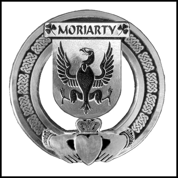 Moriarty  Irish Claddagh Coat of Arms Badge