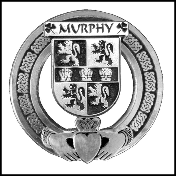 Murphy  Irish Claddagh Coat of Arms Badge