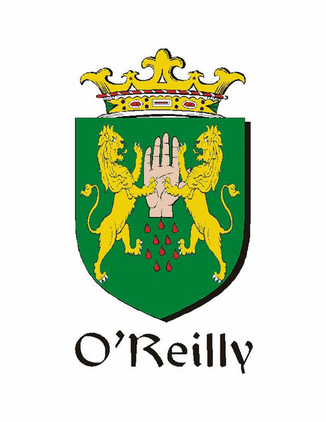 O'Reilly Irish Claddagh Coat of Arms Badge