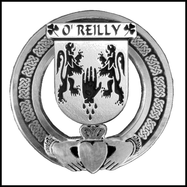 O'Reilly Irish Claddagh Coat of Arms Badge
