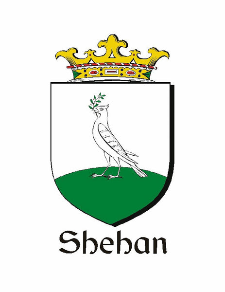 Sheehan Irish Claddagh Coat of Arms Badge