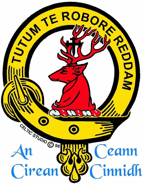 Crawford Scottish Clan Crest Badge Dress Fur Sporran