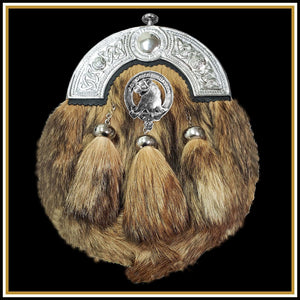 Galbraith Scottish Clan Crest Badge Dress Fur Sporran