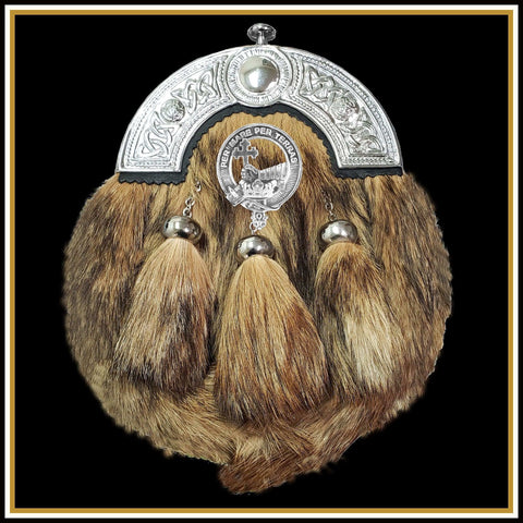 MacDonald (Isles) Scottish Clan Crest Badge Dress Fur Sporran
