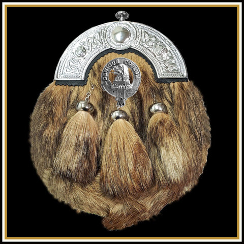 Melville Scottish Clan Crest Badge Dress Fur Sporran