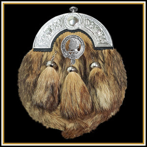 Muir Scottish Clan Crest Badge Dress Fur Sporran