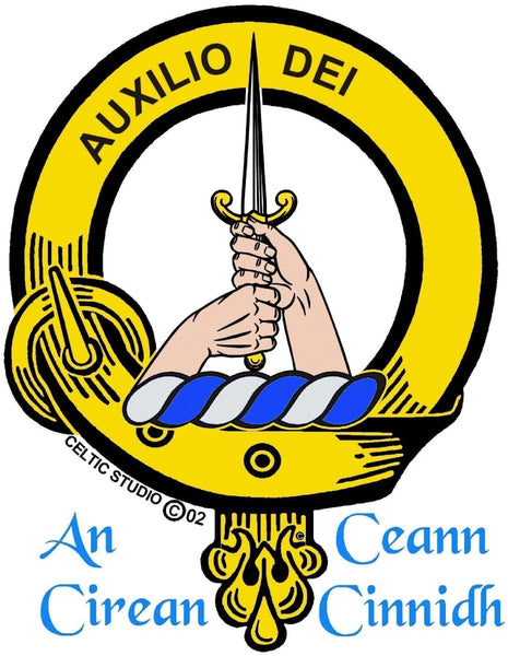 Muirhead Interlace Clan Crest Sgian Dubh, Scottish Knife
