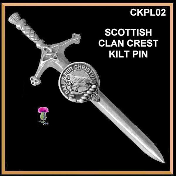 Abernethy Clan Crest Kilt Pin, Scottish Pin ~ CKP02