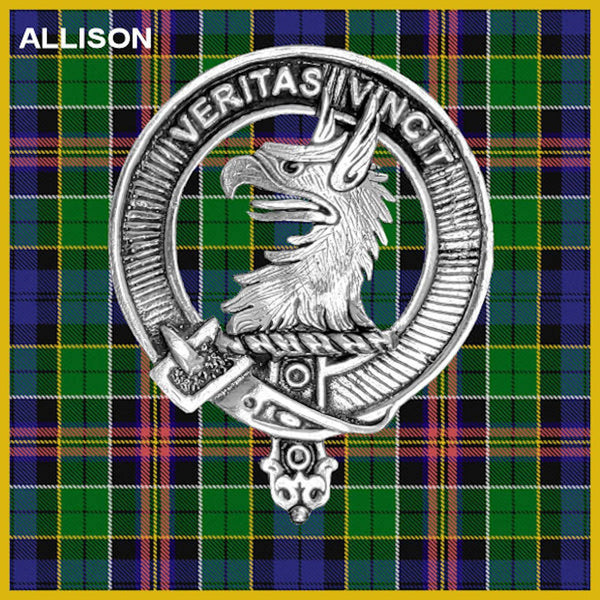 Allison Scottish Clan Badge Sporran, Leather