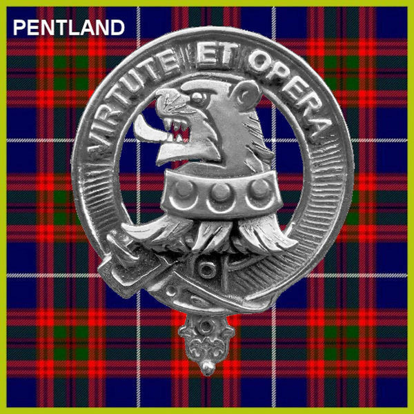Pentland Scottish Clan Badge Sporran, Leather