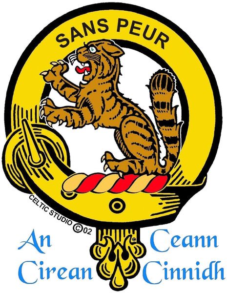 Sutherland Clan Crest Scottish Cap Badge CB02