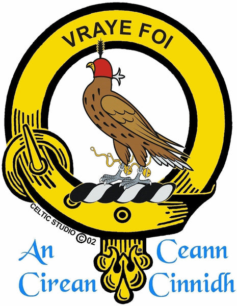 Boswell Clan Crest Scottish Cap Badge CB02