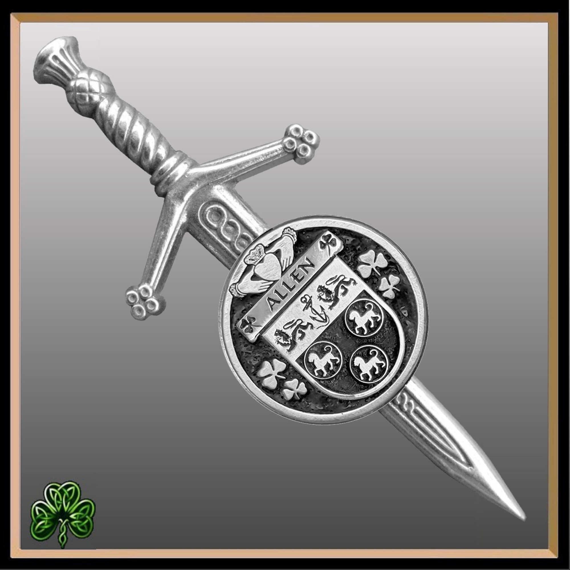 Allen Irish Small Disk Kilt Pin ~ ISKP01
