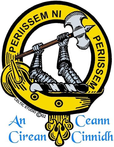 Anstrutter Clan Crest Scottish Cap Badge CB02