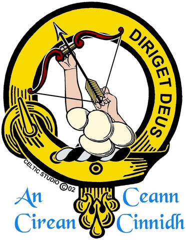 Butter Clan Crest Scottish Cap Badge CB02