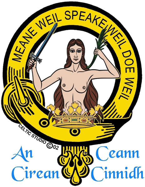 Urquhart Clan Crest Scottish Cap Badge CB02