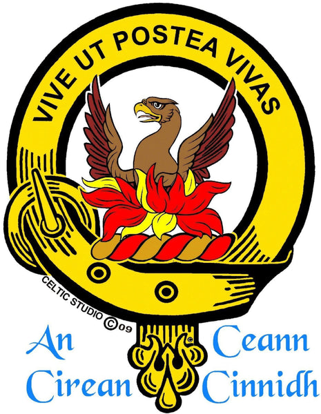 Johnston Caskieben Clan Crest Scottish Cap Badge CB02