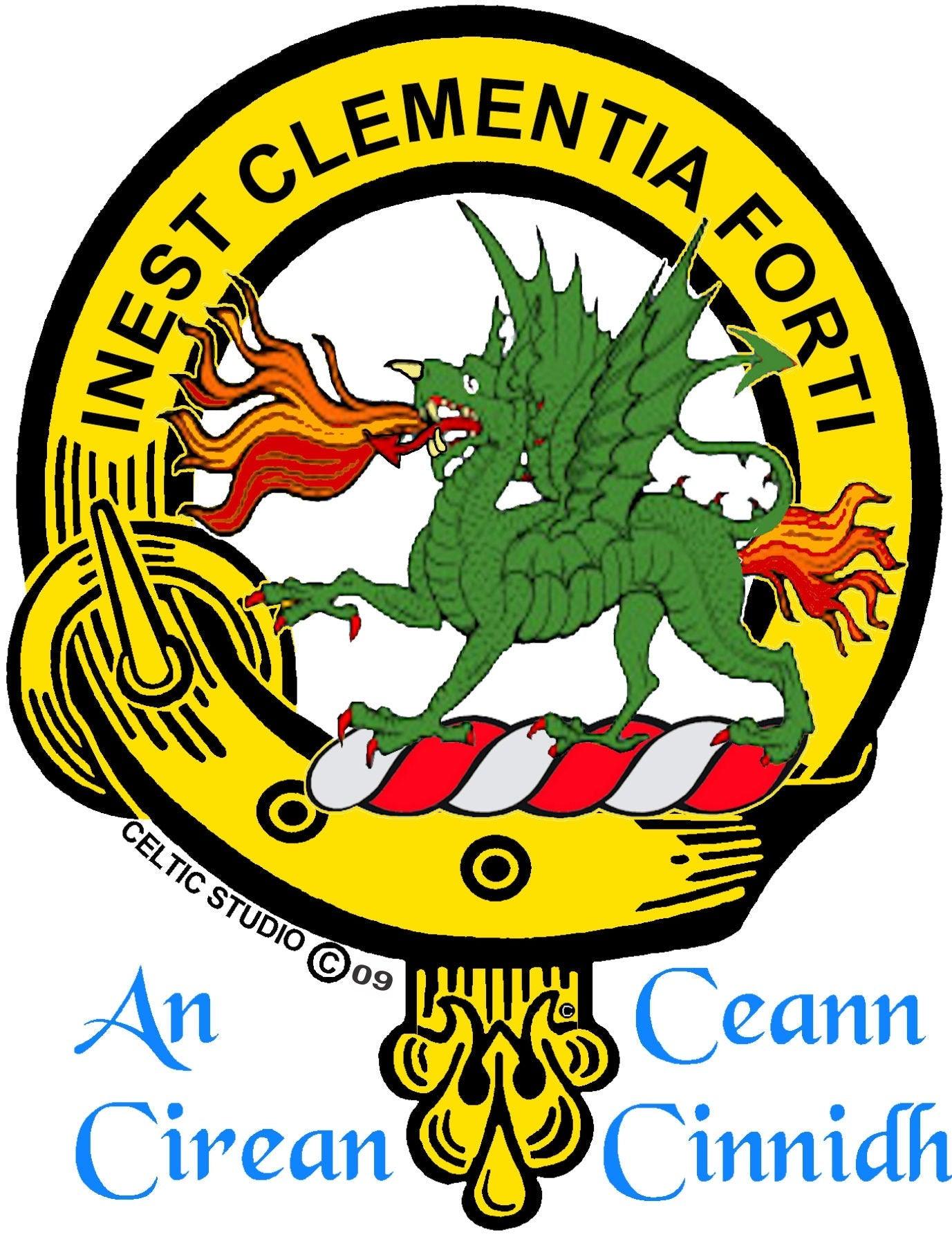 Maule Clan Crest Scottish Cap Badge CB02
