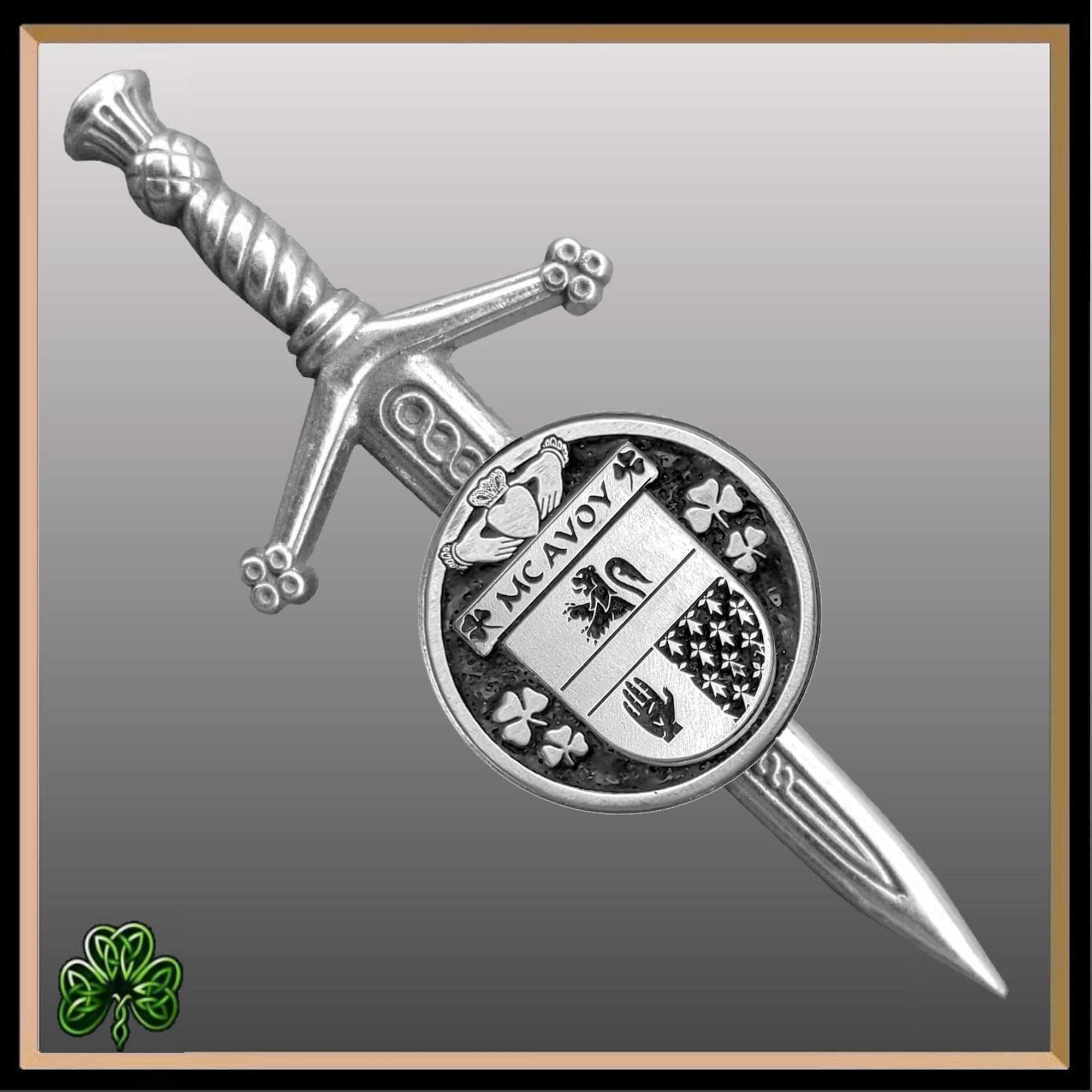 McAvoy Irish Small Disk Kilt Pin ~ ISKP01